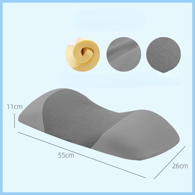 Lumbar Support Pillow for Sleeping Memory Foam Back Lumbar Support Cushion Back Support Bed Pillow Waist Support Back Sleepers