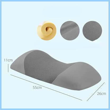 Lumbar Support Pillow for Sleeping Memory Foam Back Lumbar Support Cushion Back Support Bed Pillow Waist Support Back Sleepers