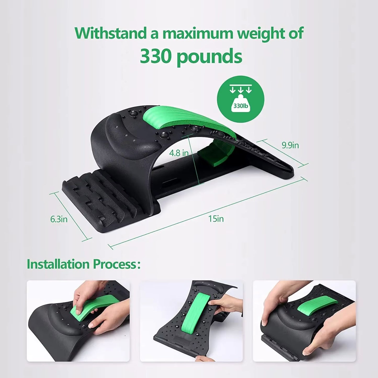 4 Level Neck Stretches Massage Apparatus Neck Shoulder Stretcher Cervical Spine Support Relaxer Muscle Massage Assistance Tool
