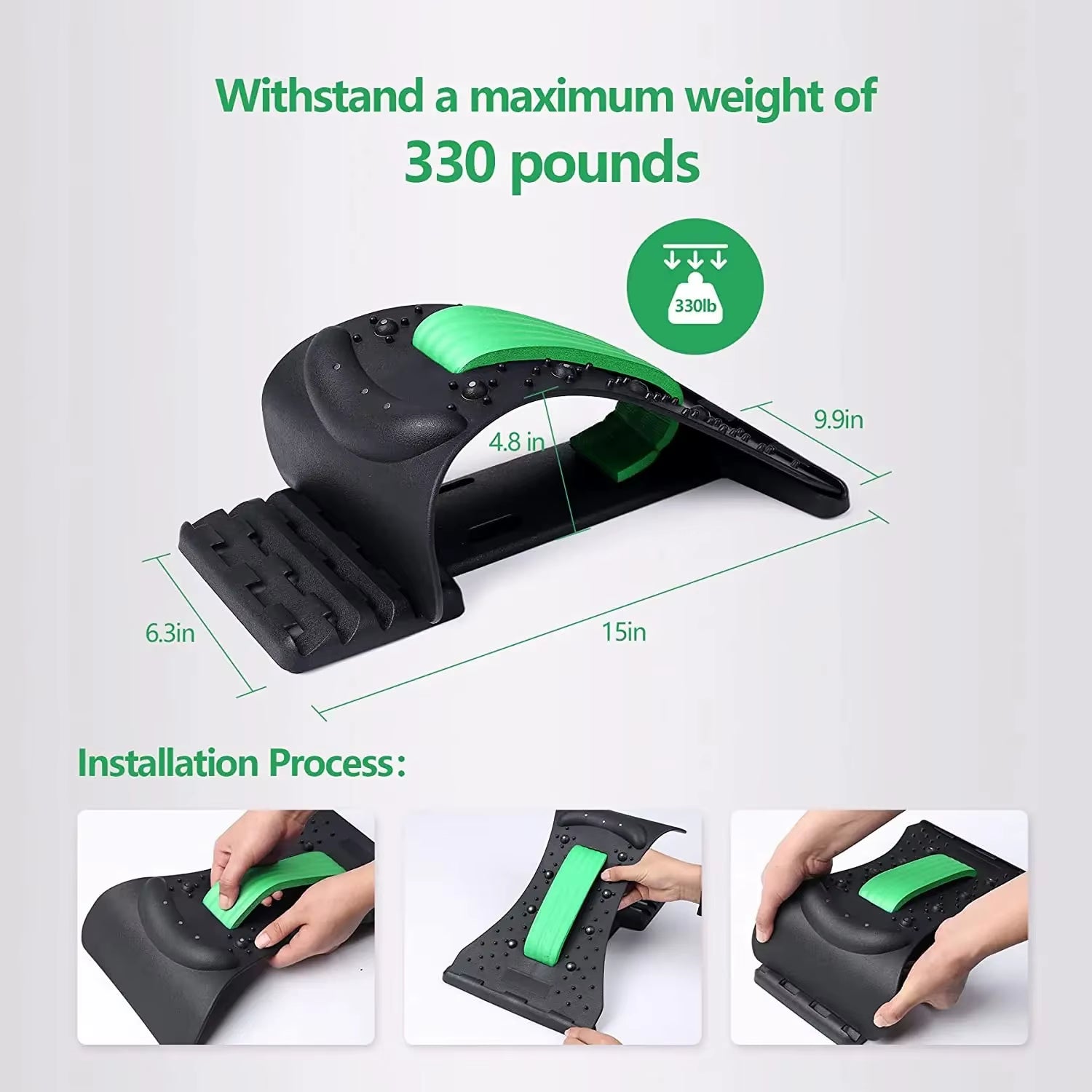 4 Level Neck Stretches Massage Apparatus Neck Shoulder Stretcher Cervical Spine Support Relaxer Muscle Massage Assistance Tool