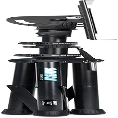 LTS50 Adjustable Laptop Stand – Portable Tripod Stand for Laptop Computers, Djs, Musicians, Producers & Content Creators | Portable Tripod Stand for Laptop Computers, Djs, Musicians, Producers and Content Creators