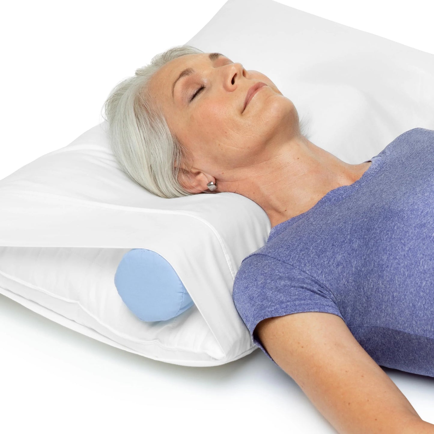 The Original Mckenzie Cervical Roll by , Neck Support Pillow to Relieve Cervical, Neck, and Back Pain - round Pillow for Improved Sleeping Support - Made in the USA