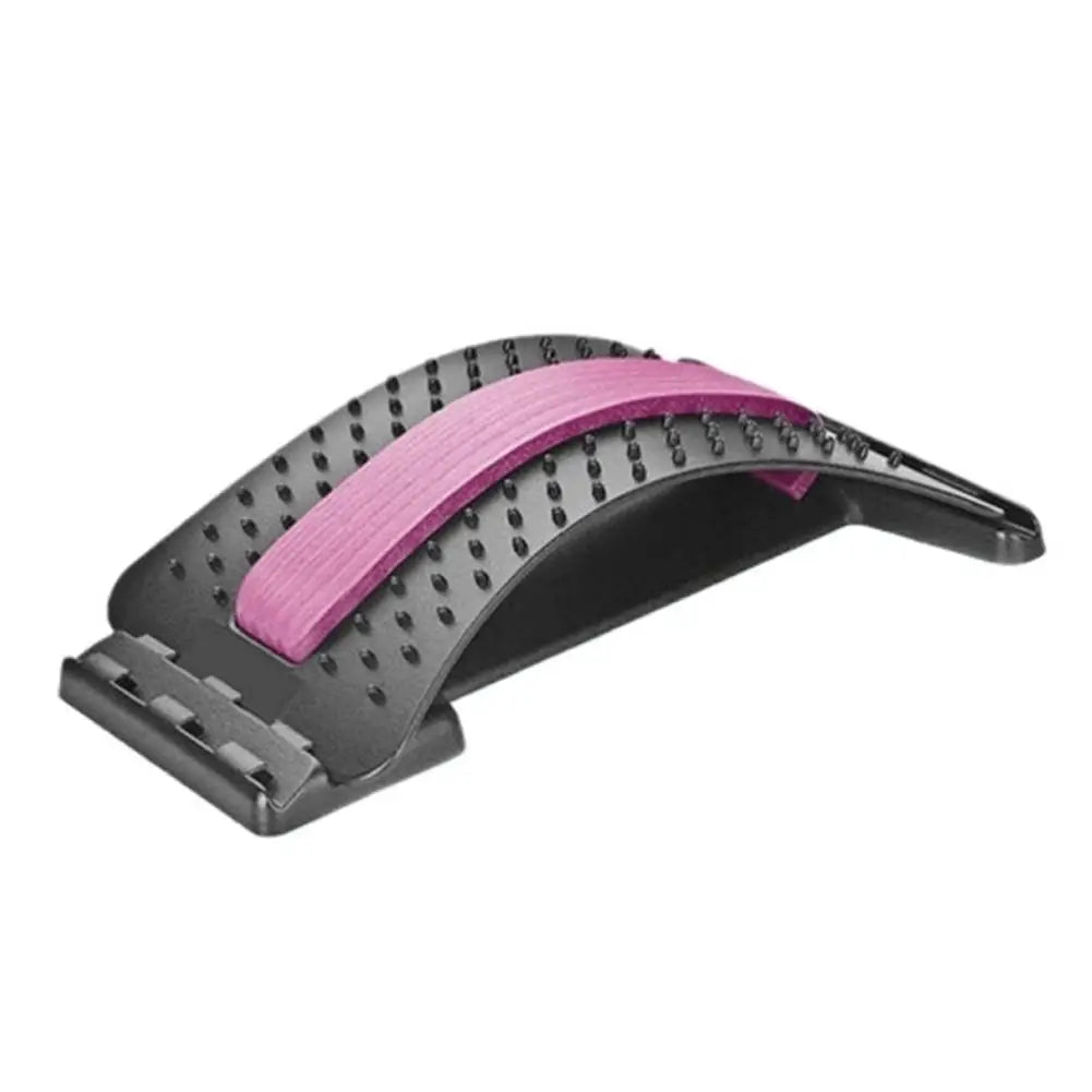 Multi-Level Back & Neck Stretcher - Adjustable Lumbar Support for Deep Stretch, Yoga-Like Flexibility