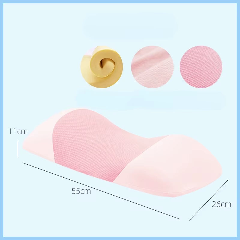 Lumbar Support Pillow for Sleeping Memory Foam Back Lumbar Support Cushion Back Support Bed Pillow Waist Support Back Sleepers